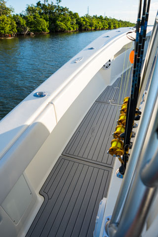 reflex gray closed-cell polyethylene (PE) foam boat flooring